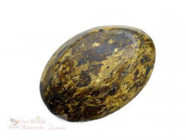 Handgeschliffene Golden Amphibolit Handschmeichler